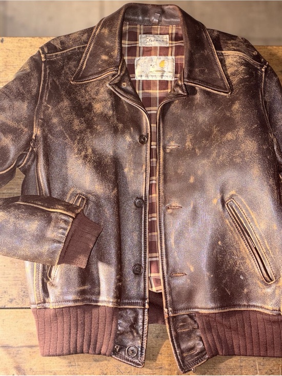 Levi Strauss Other - Aero X Levi Strauss *Rare* LVC Vintage 1930’s Distressed Leather Bomber - Men’s